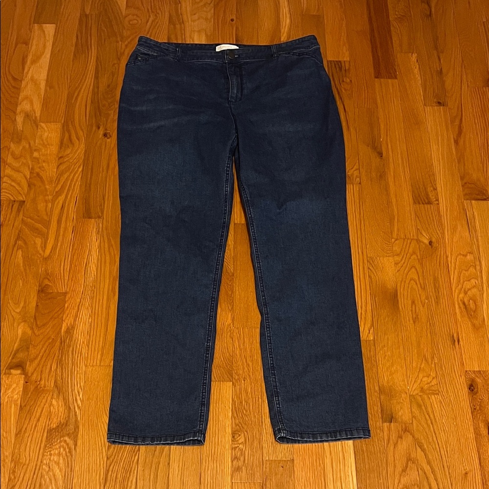 J. Jill Dark Blue Women's Straight Leg Jeans